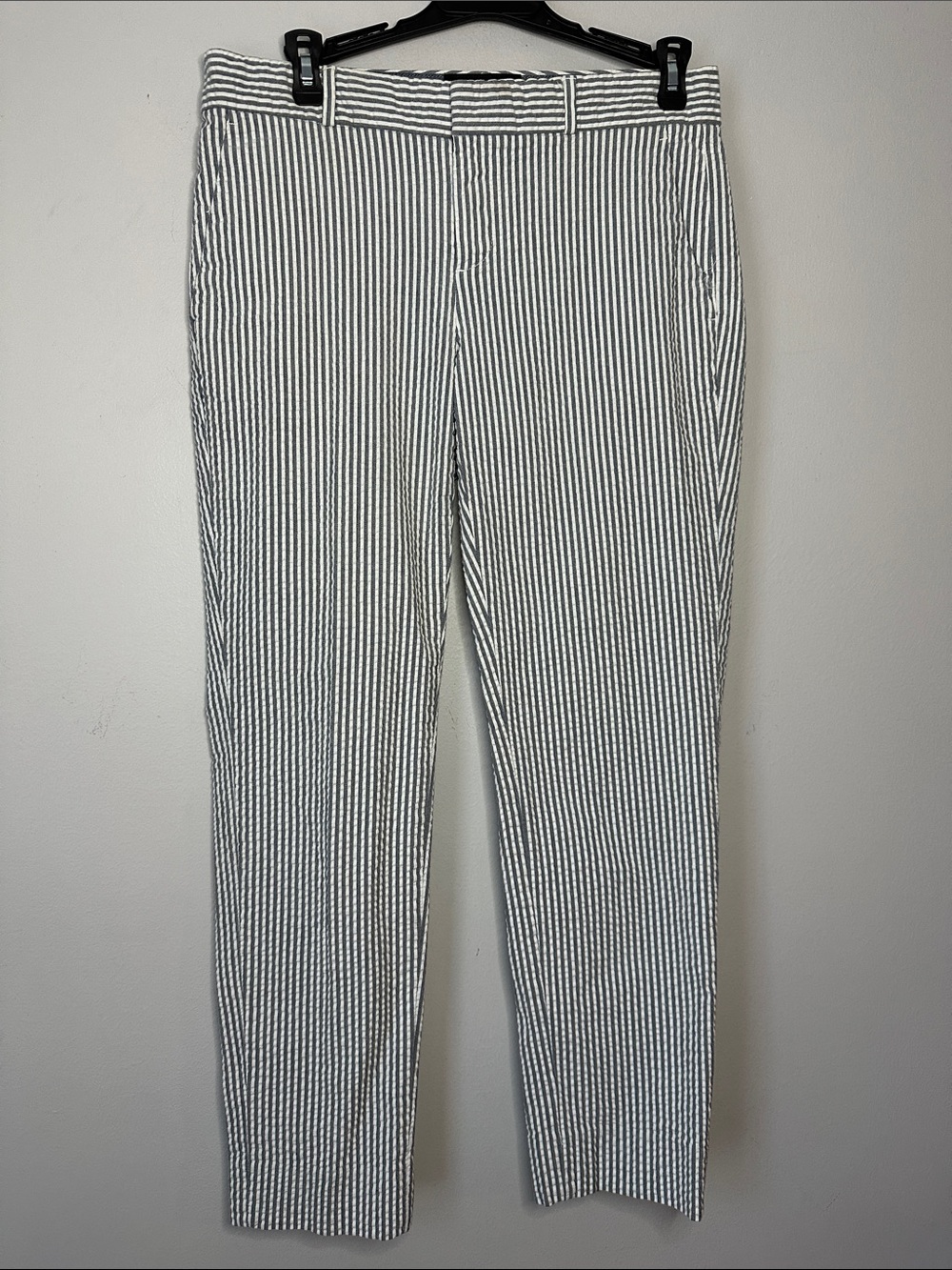 Banana republic Hampton pant Blue & White Stripes size 0